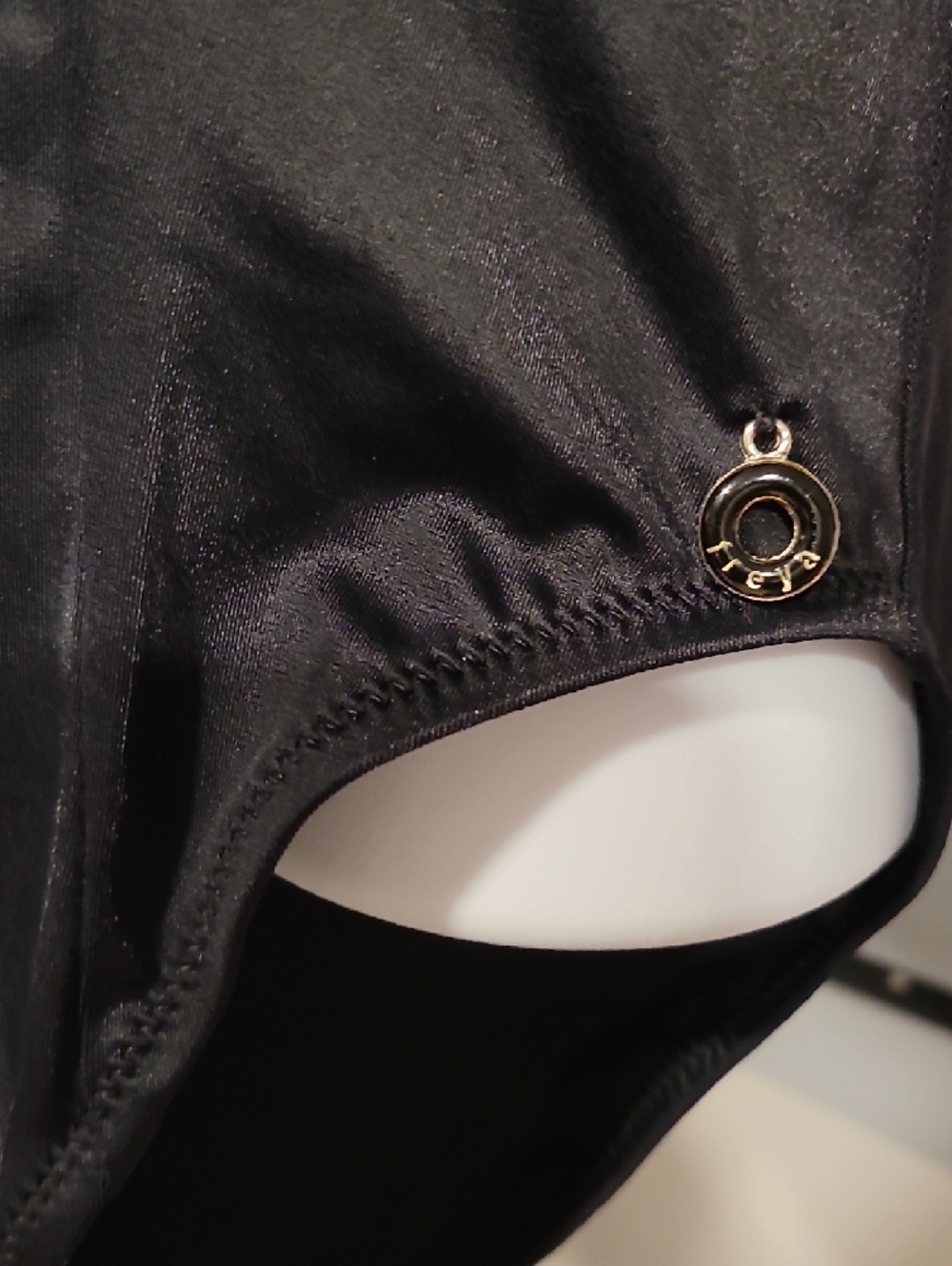 Freya Black Halter V-Neck One-Piece Swimsuit - Picture 4 of 5